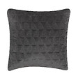 BELIANI - Lot de 2 coussins décoratifs LALAM Coton 45 x 45 cm Gris Motif géométrique - vignette