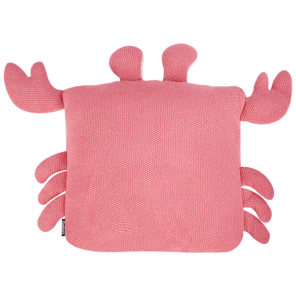 BELIANI - Lot de 2 coussins décoratifs JARGALLI Coton 35 x 35 cm Rose Crabe - large
