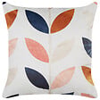 BELIANI - Lot de 2 coussins décoratifs QUINOA Velours 45 x 45 cm Multicolore Motif de plante - vignette