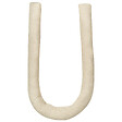 BELIANI - Lot de 2 coussins décoratifs GLADIOLUS Bouclé 172 x 14 cm Beige Unicolore - vignette