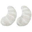 BELIANI - Lot de 2 coussins décoratifs SNOWDROP Coton 40 x 25 cm Blanc - vignette