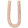 BELIANI - Lot de 2 coussins décoratifs GLADIOLUS Bouclé 172 x 14 cm Rose Unicolore - vignette