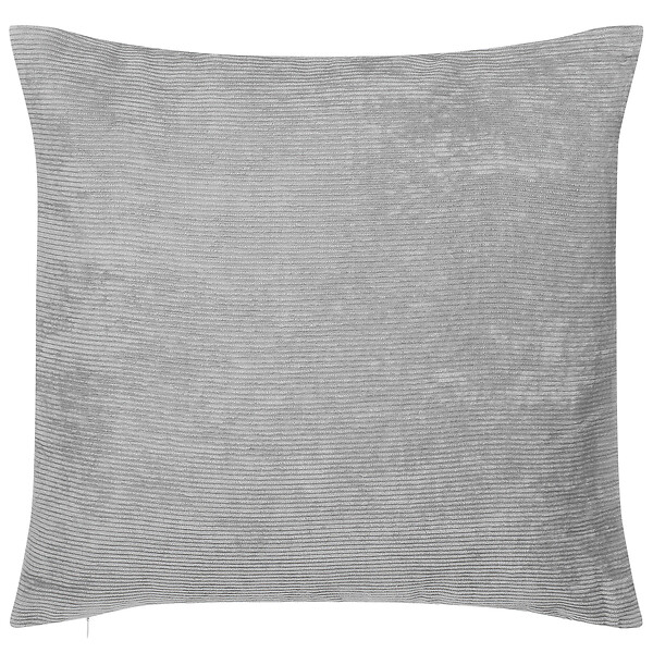 BELIANI - Lot de 2 coussins décoratifs NOLANA 45 x 45 cm Gris Unicolore - large