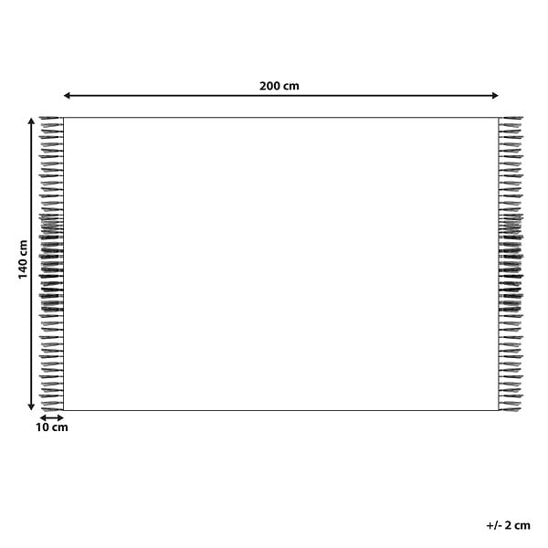 BELIANI - Tapis d'extérieur TOZAKLI Multicolore 140 x 200 cm - large