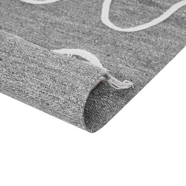 BELIANI - Tapis d'extérieur YAVU Gris 80 x 150 cm - large