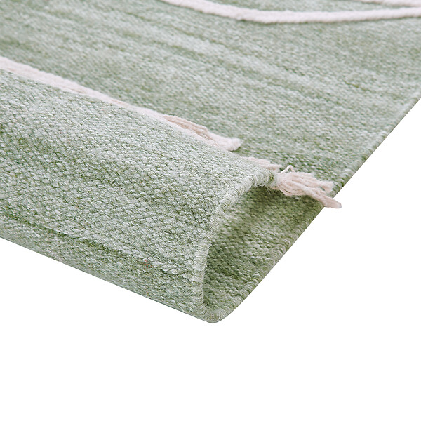 BELIANI - Tapis d'extérieur YAVU Vert clair 140 x 200 cm - large