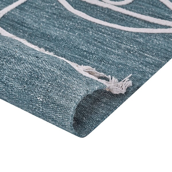BELIANI - Tapis d'extérieur YAVU Bleu 80 x 150 cm - large