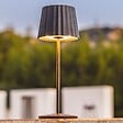 LUMISKY - Lampe de table sans fil ABBY Noir H30cm - vignette