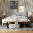 AICA SANITAIRE - Lot de 3 Panneaux Muraux Décoratifs Acoustiques Bois MDF 240x60cm Chêne clair AntiBruit, Facile à Poser - vignette