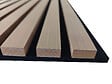 AICA SANITAIRE - Lot de 3 Panneaux Muraux Décoratifs Acoustiques Bois MDF 260x30cm Chêne clair AntiBruit, Facile à Poser - vignette