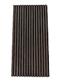 AICA SANITAIRE - Lot de 2 Panneaux Muraux Décoratifs Acoustiques Bois MDF 240x60cm Teinte chêne noyer, Facile à Poser - vignette
