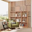 AICA SANITAIRE - Lot de 4 Panneaux Muraux Décoratifs Acoustiques Bois MDF 60x60cm  Chêne foncé  AntiBruit, Facile à Poser - vignette