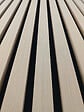 AICA SANITAIRE - Lot de 2 Panneaux Muraux Décoratifs Acoustiques Bois MDF 240x60cm Chêne clair AntiBruit, Facile à Poser - vignette
