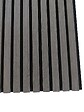 AICA SANITAIRE - Lot de 3 Panneaux Muraux Décoratifs Acoustiques Bois MDF 240x60cm Chêne noir  AntiBruit, Facile à Poser - vignette