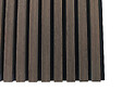 AICA SANITAIRE - Lot de 3 Panneaux Muraux Décoratifs Acoustiques Bois MDF 260x30cm Teinte chêne noyer, Facile à Poser - vignette