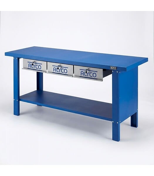 ALYCO - Table De Travail 3 Tiroirs 2 000 Mm Alyco 192677 - large