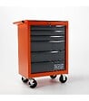 ALYCO - Grand Chariot Alyco Orange 6 Tiroirs 680X460X1020 Mm Alyco 170860 - vignette