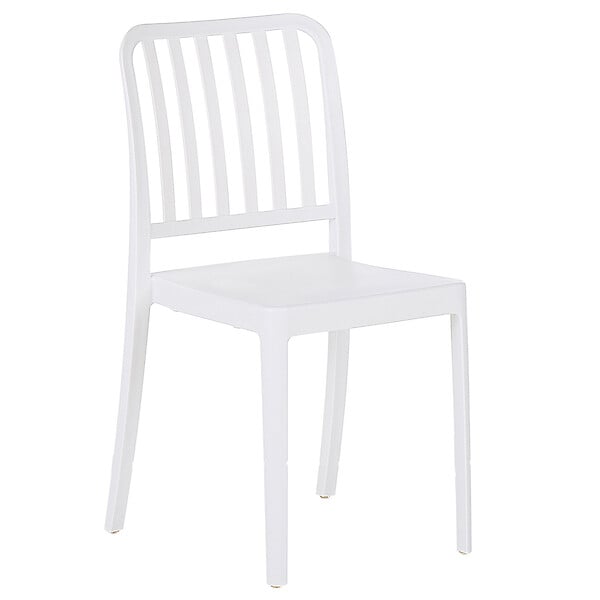 BELIANI - Lot de 2 chaises de jardin SERSALE Matière synthétique Blanc - large