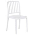 BELIANI - Lot de 2 chaises de jardin SERSALE Matière synthétique Blanc - vignette