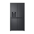 LG - Réfrigérateur Américain 91cm 645l Total No-frost Noir Acier - GMF960EV4E - vignette