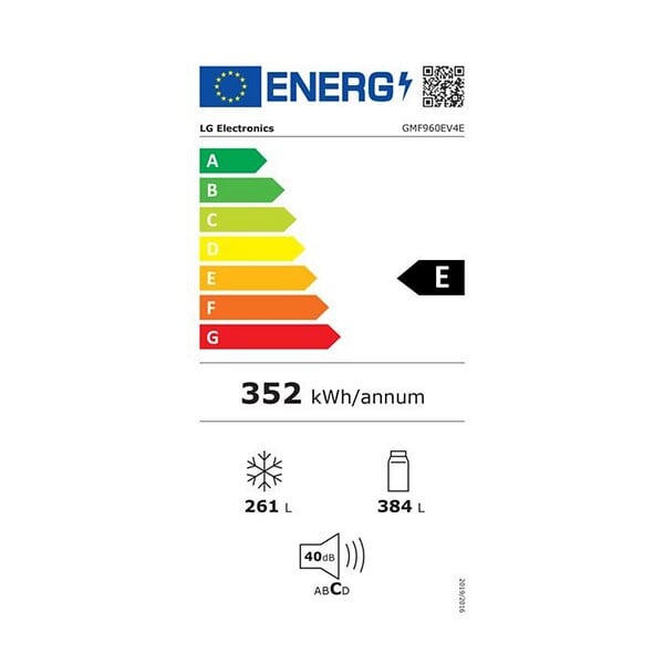 LG - Réfrigérateur Américain 91cm 645l Total No-frost Noir Acier - GMF960EV4E - large