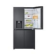 LG - Réfrigérateur Américain 91cm 645l Total No-frost Noir Acier - GMF960EV4E - vignette