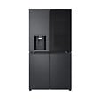LG - Réfrigérateur Américain 91cm 646l Total No-frost Noir Acier - GMK960EV2E - vignette