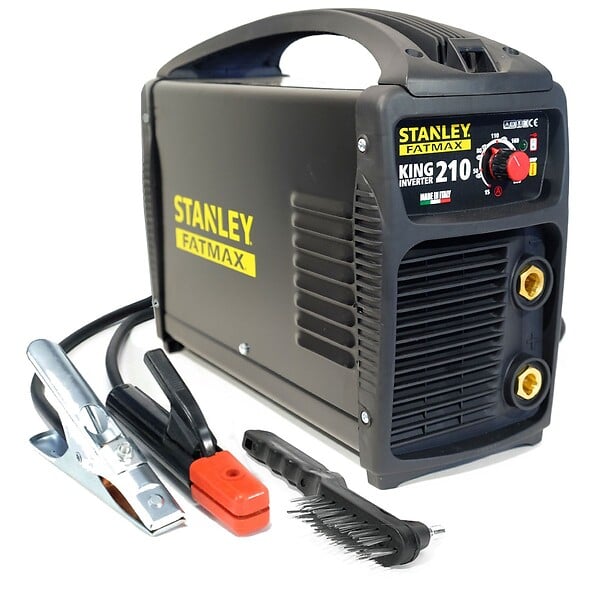 STANLEY - Poste à souder inverter KING 210 PRO 100% Duty cycle MMA TIG LIFT Electrodes 1.6 à 5 mm STANLEY FATMAX - large
