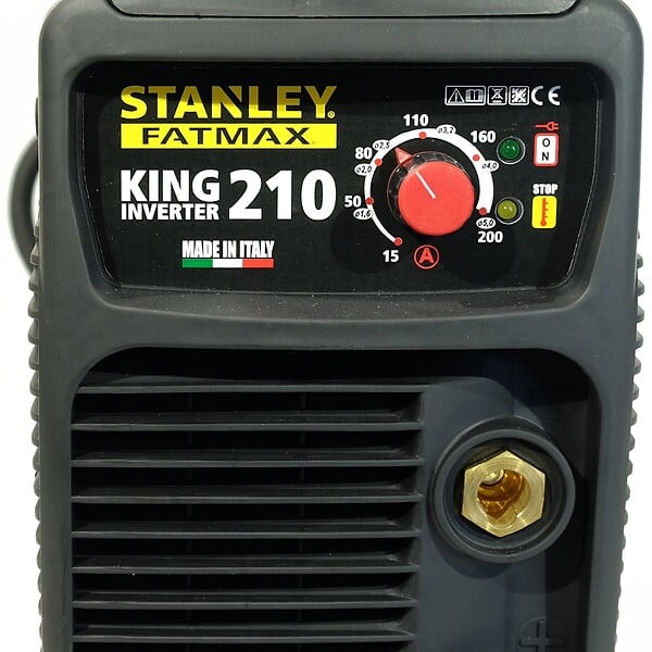 STANLEY - Poste à souder inverter KING 210 PRO 100% Duty cycle MMA TIG LIFT Electrodes 1.6 à 5 mm STANLEY FATMAX - large
