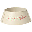 BELIANI - Jupe de sapin de Noël IMATRA Métal Beige 65 cm - vignette