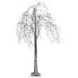 BELIANI - Décoration extérieure LED NILLAKA Arbre 145 cm Argenté - vignette