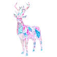 BELIANI - Décoration extérieure LED intelligente avec l'application POLARIS 90 cm Renne Multicolore - vignette