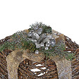 BELIANI - Lot de 2 décorations de Noël INARI Cadeaux de Noël 28/21 cm Argenté - vignette