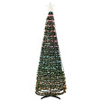 BELIANI - Décoration de Noël au sol LED intelligente avec l'application SAARLOQ Arbre de Noël 188 cm Vert - vignette