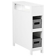 BELIANI - Meuble haut CACHI 20 cm Blanc - vignette