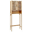 BELIANI - Meuble haut OKARCHE Bambou 63 cm Marron clair - vignette