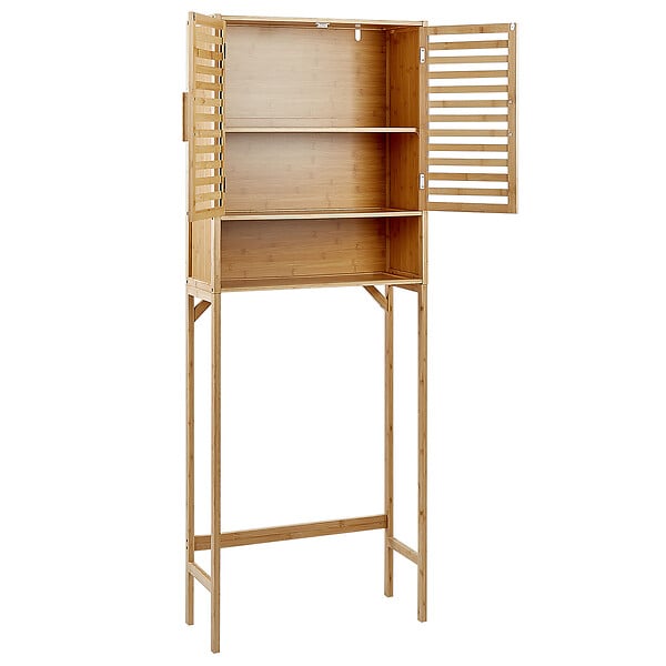 BELIANI - Meuble haut OKARCHE Bambou 63 cm Marron clair - large