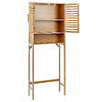 BELIANI - Meuble haut OKARCHE Bambou 63 cm Marron clair - vignette