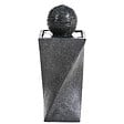 BELIANI - Fontaine de jardin avec LED gris graphite ACQUACHETA - vignette