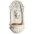 BELIANI - Fontaine de jardin avec lumière LED beige MARMORE - vignette