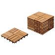 BELIANI - Caillebotis ACERENZA Bois d'acacia certifié Naturel - vignette