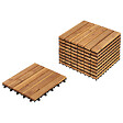 BELIANI - Caillebotis ACCETTURA Bois d'acacia certifié Naturel - vignette