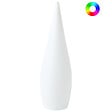 BELIANI - Lampadaire d'extérieur LED VULETAS Avec télécommande Blanc - vignette