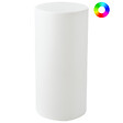 BELIANI - Lampadaire d'extérieur LED PIEDRA Avec télécommande Blanc - vignette
