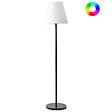 BELIANI - Lampadaire solaire d'extérieur à LED FONESCA Avec télécommande Blanc - vignette