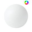 BELIANI - Lampe boule d'extérieur LED JOCOY Avec télécommande Blanc - vignette