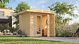 WEKA - Abri de jardin en bois  Amberley 1 - Naturel - L.289xH.234xP.289cm - vignette