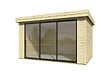 LASITAMAJA - Abri de jardin bois SCALA 2 Naturel - L.400xH.228xP.280cm - vignette
