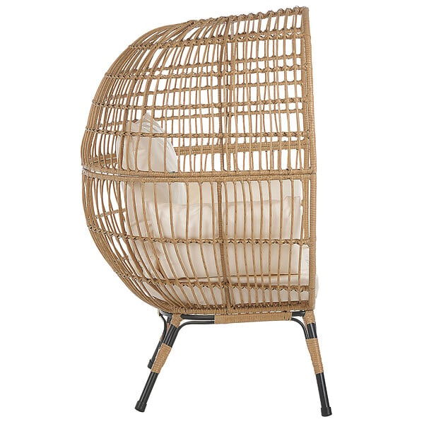 BELIANI - Chaise de jardin VEROLI Beige - large