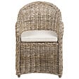 BELIANI - Lot de 2 chaises de jardin en rotin naturel SUSUA II - vignette